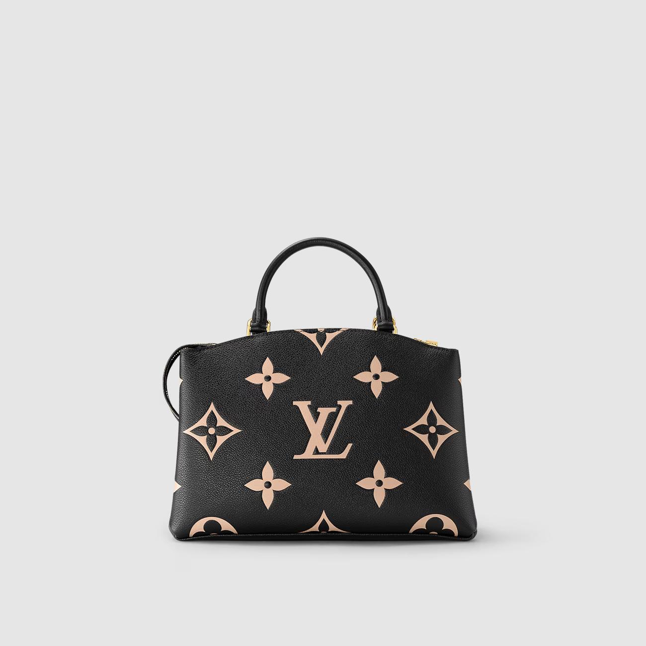 Túi Louis Vuitton Petit Palais Nữ Bicolor Đen Be